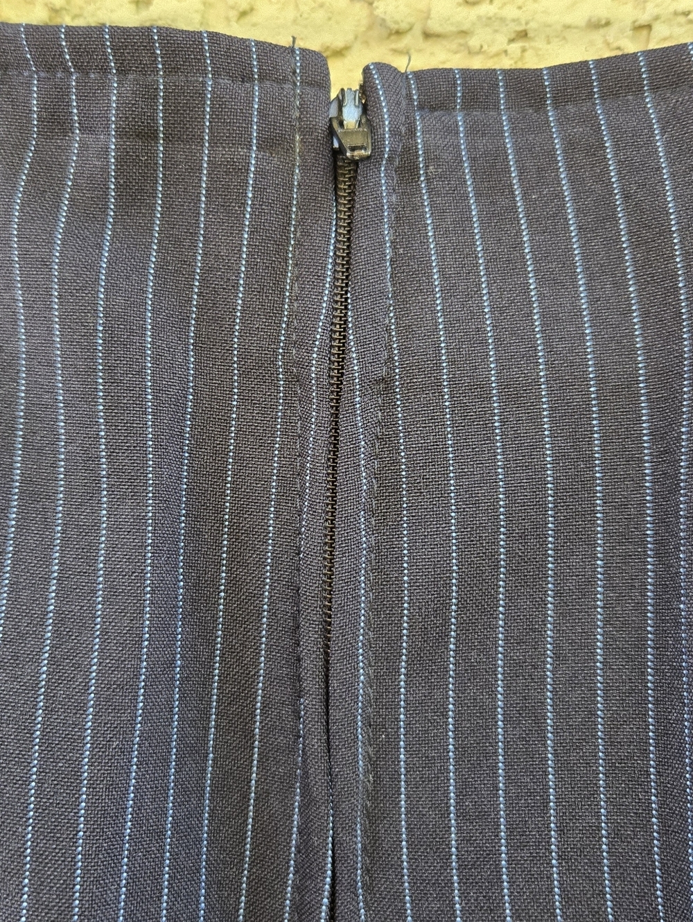 All That Jazz Vintage Navy Pinstripe Dress Pants - Picture 6 of 8